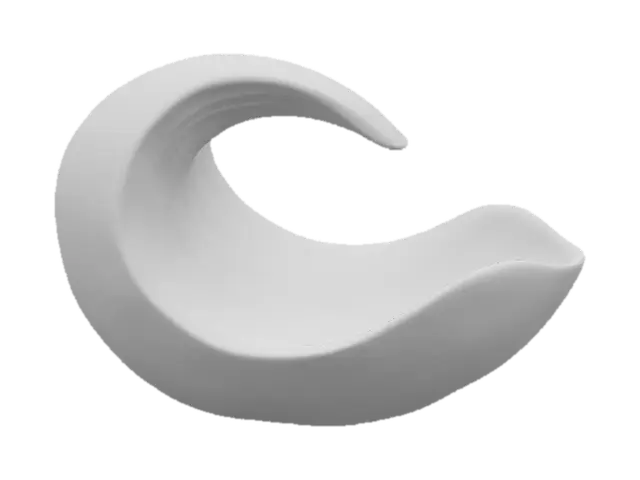3D model for Ocean Wave Sculpture