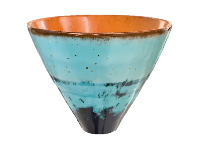 3D model for Cerulean Splatter Vase