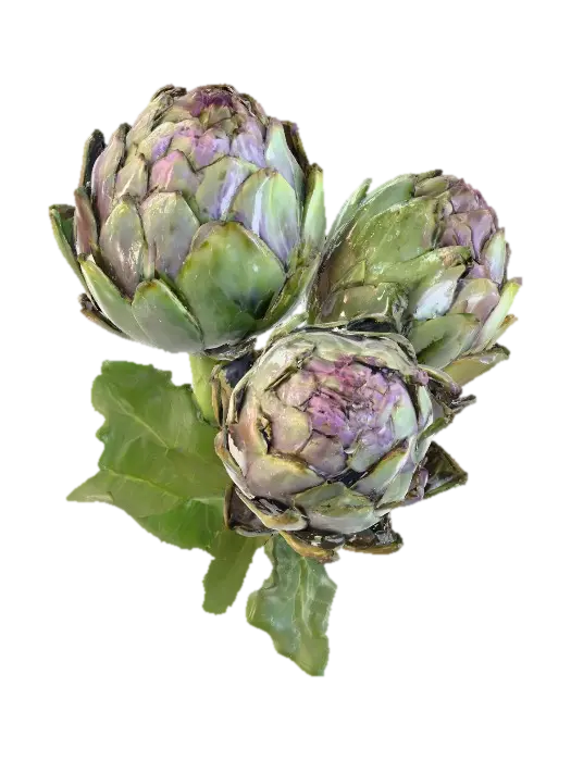 Artichoke Trio - Thistle 3D model, vytvořený pomocí AI