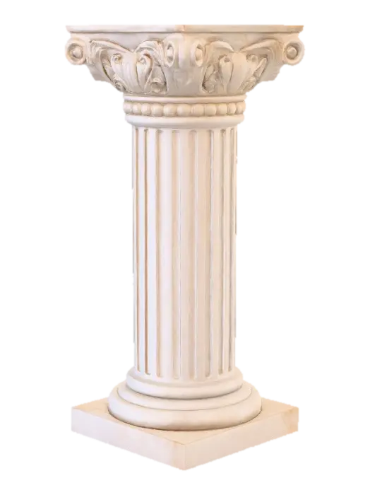 Column Focus 3D model, vytvořený pomocí AI
