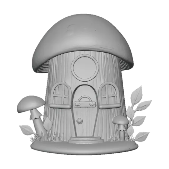 3D model for Mushroom Cottage