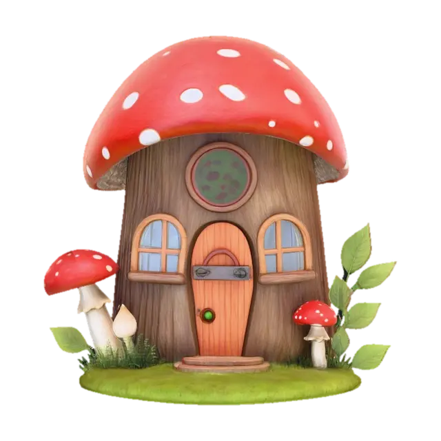 3D model for Mushroom Cottage