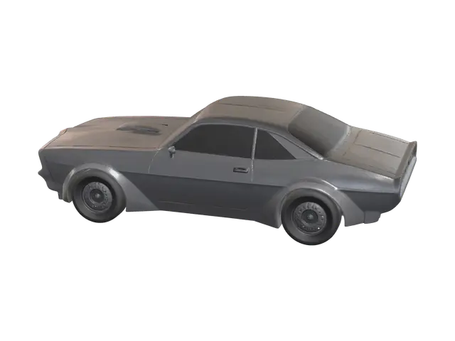 3D-модель Fantasy Pontiac - Sciifantasy, сгенерированная ИИ