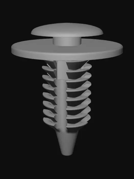 3D model for Self-Tapping Plastic Wall Anchor