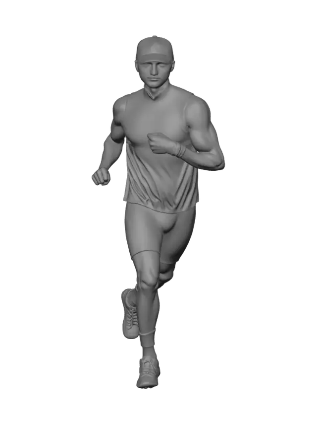 3D model for Red Runner in the Park