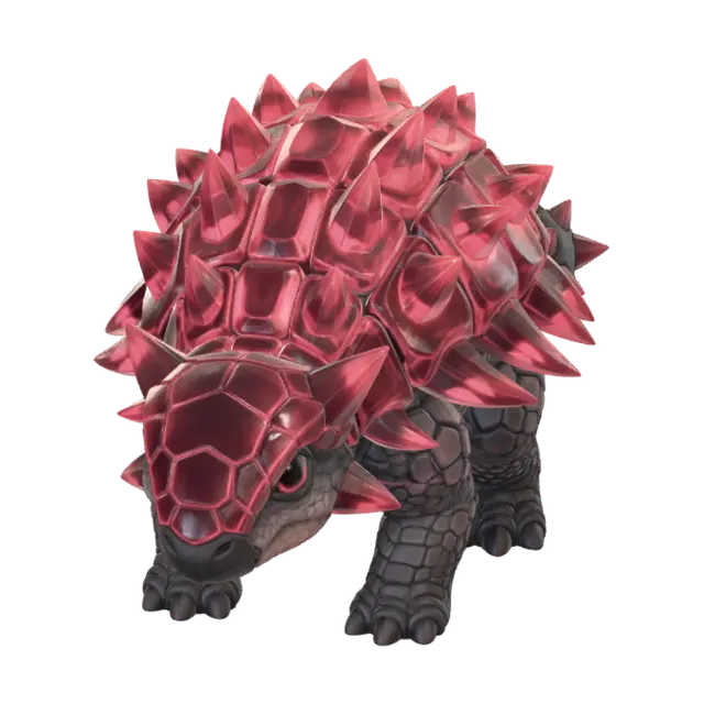 Ruby Thornback 3D model, vytvořený pomocí AI