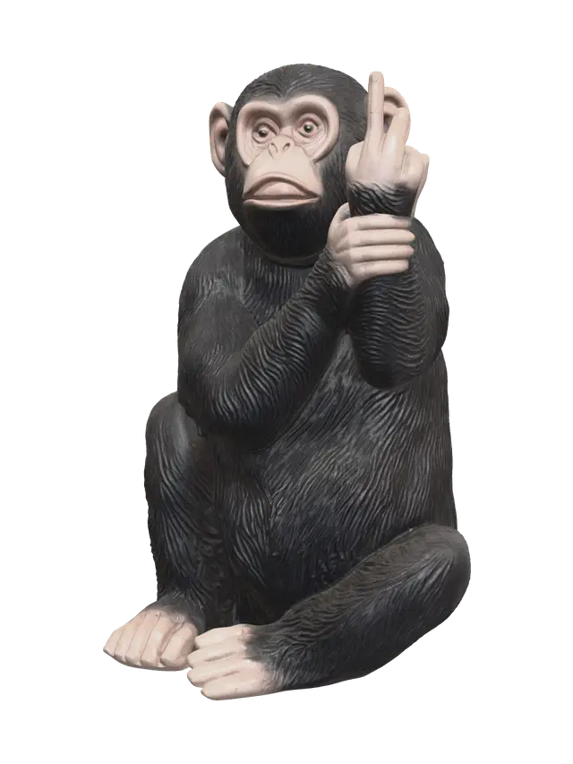 Ornate Goofy Ahh Monkey - Mischievous 3D model, vytvořený pomocí AI