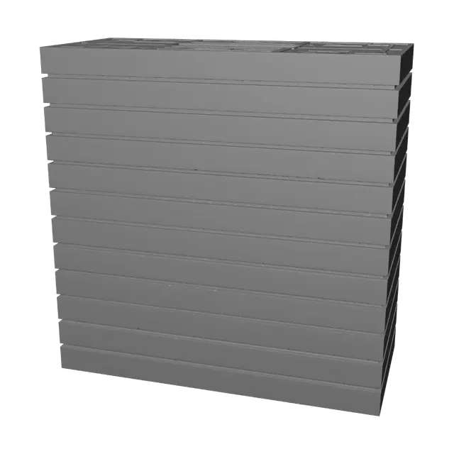 3D model for Green Horizontal Stripes