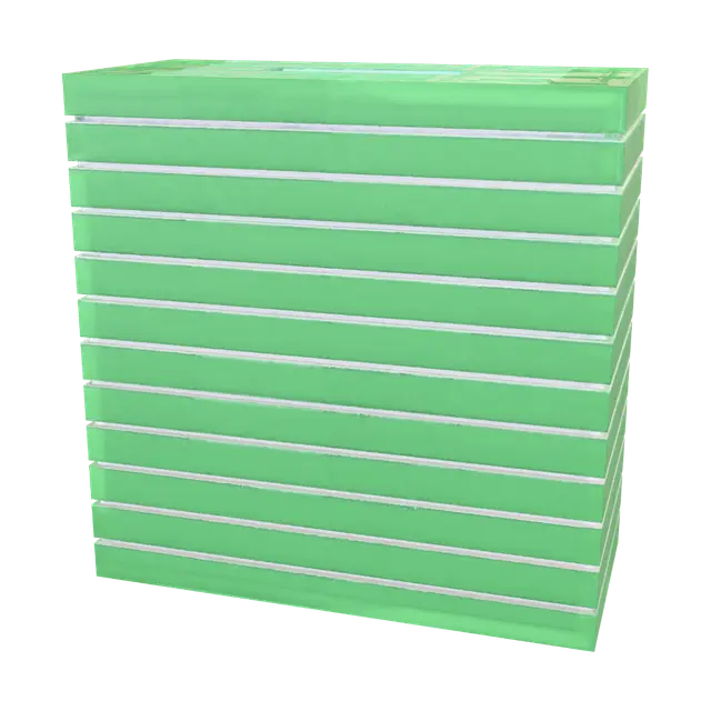 3D model for Green Horizontal Stripes