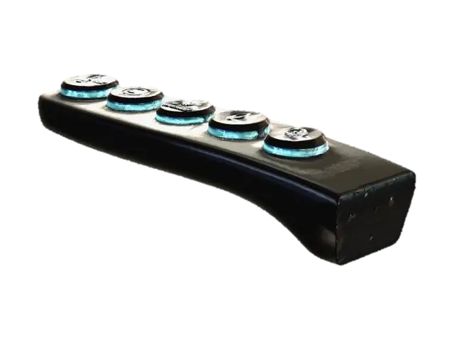 Five-Button LED Control Handle - Input model 3D, wygenerowany przez AI