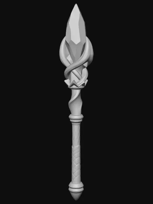 3D model for Bâton de Mage