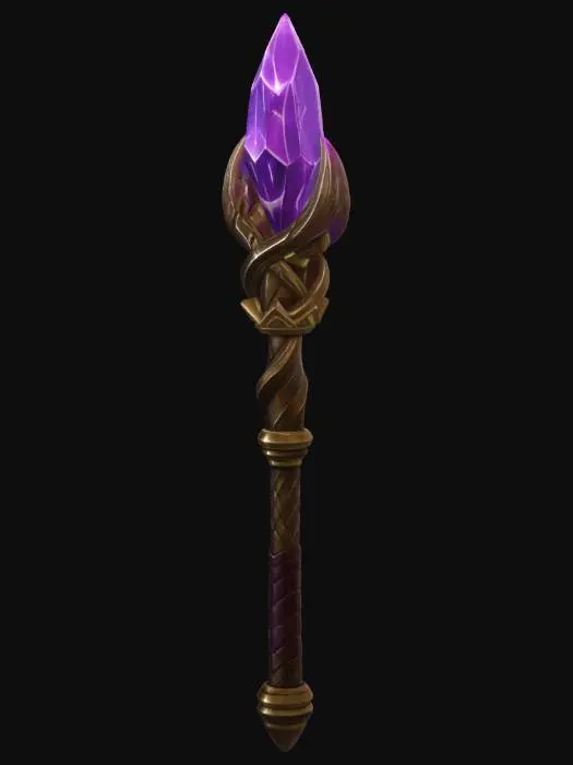 3D model for Bâton de Mage