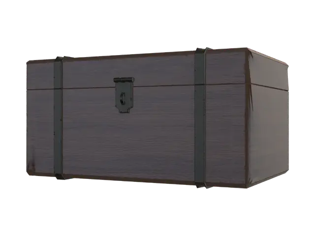 Bana sandık çiz. Modern bir sandık olsun. - Lineart 3D model, vytvořený pomocí AI