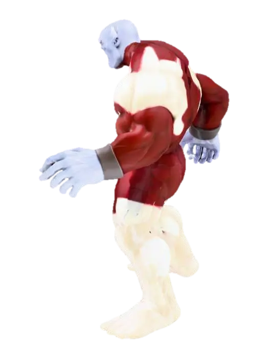 Caliban - Marvelcomics 3D model, vytvořený pomocí AI
