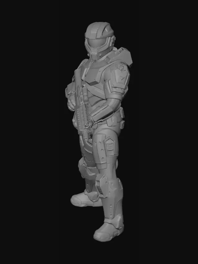 3D model for A Halo Spartan 2