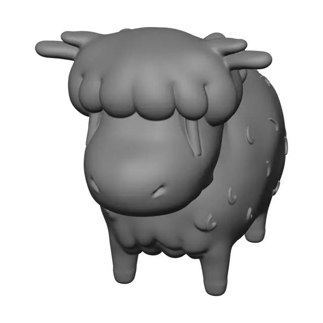 3D model for Fluffy Cloud Sheep