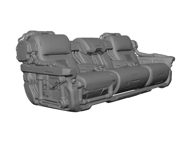 3D model for Nebula Nexus Sofa