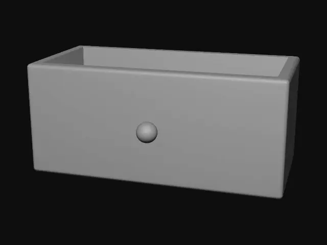 3D model for Open-top rectangular enclosure