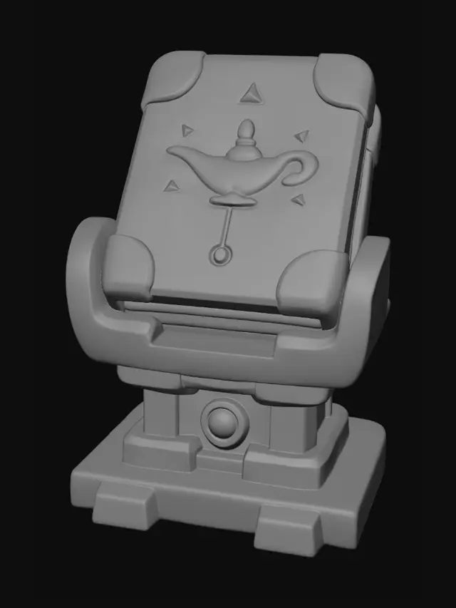 3D model for Altar of the Genie Lamp