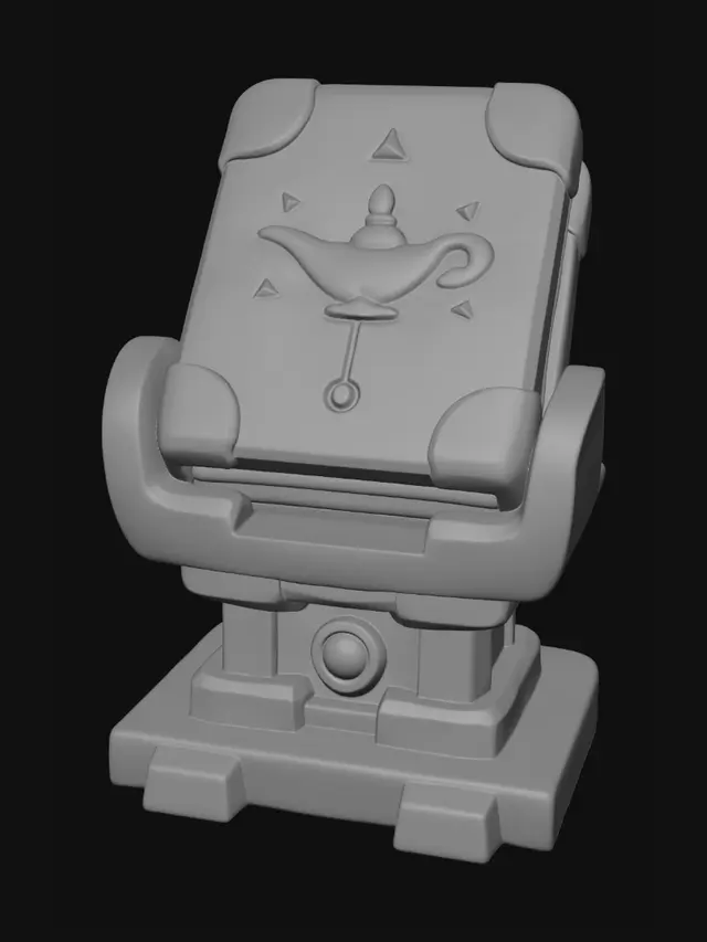 3D model for Altar of the Genie Lamp