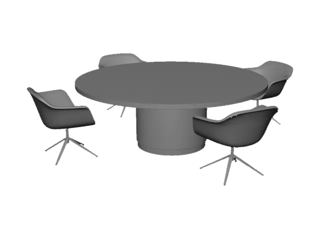 3D model for Một căn phòng chứa một cái bàn