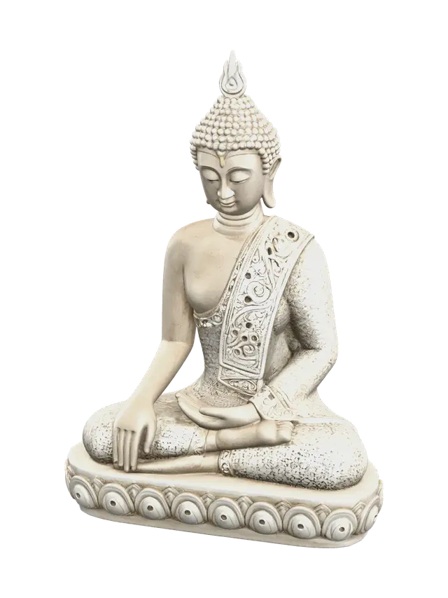 Low-Poly Thaibuddha - Buddha 3D model, vytvořený pomocí AI