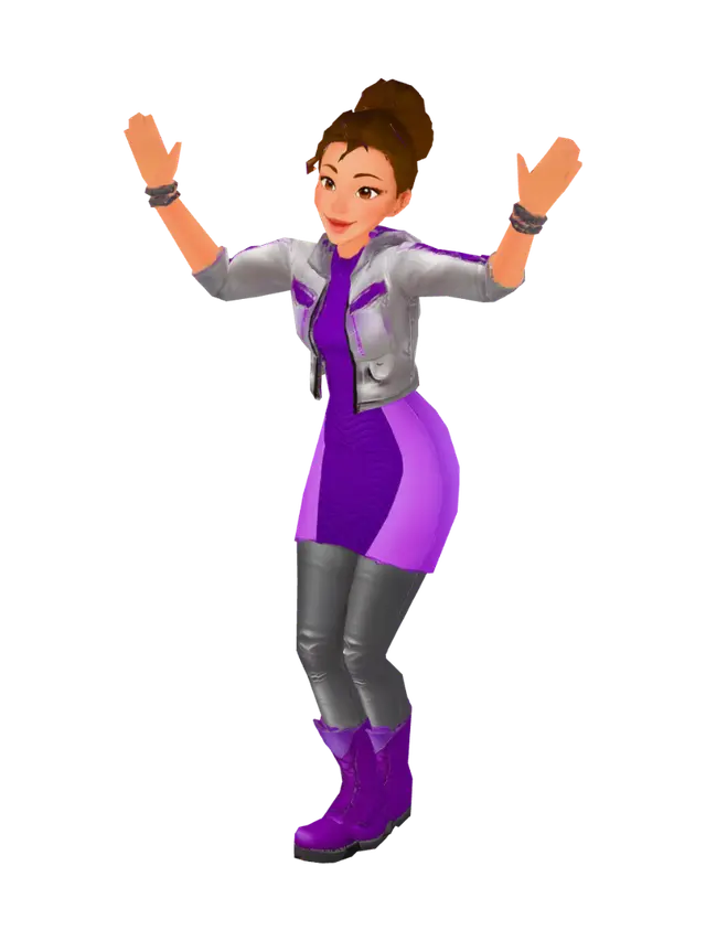 3D model for Violet Vanguard