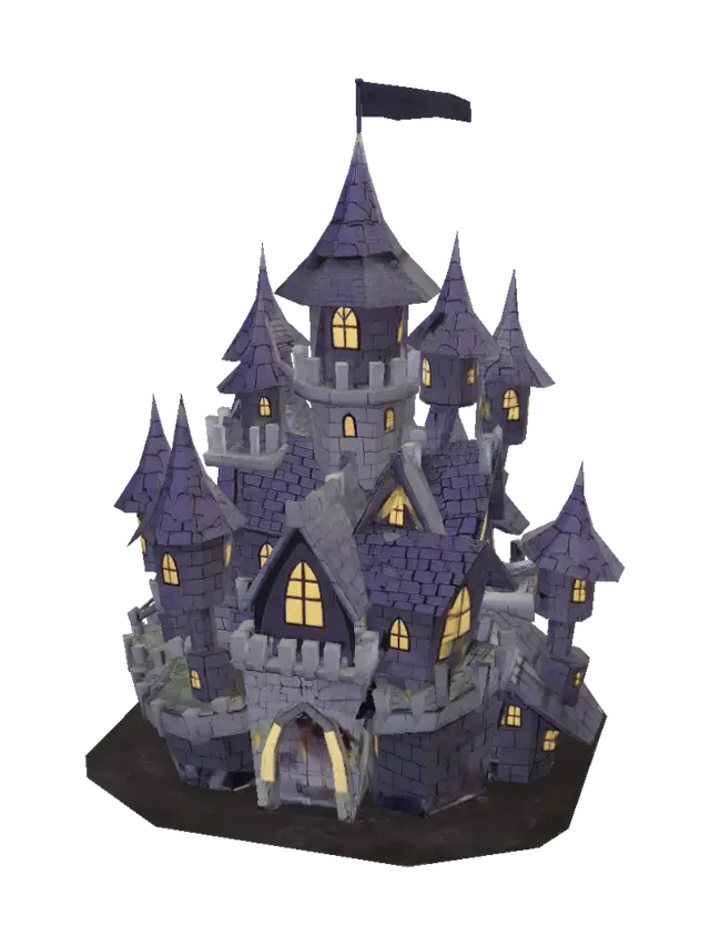 3D model for Moonlit Haunted Castle