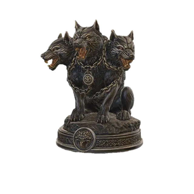 Cerberus of the Chains - Daemon 3D model, vytvořený pomocí AI