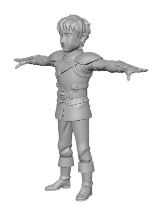 3D model for Young Adventurer