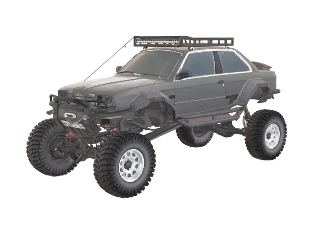 3D model for Monster Off-Road Sedan