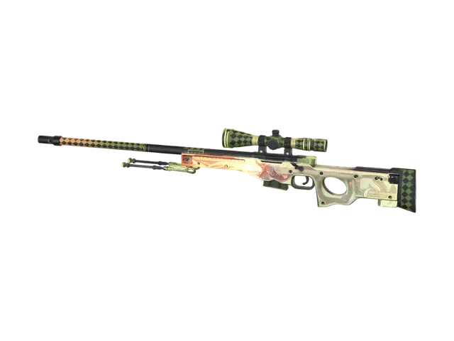 3D model for Golden Harlequin Sniper