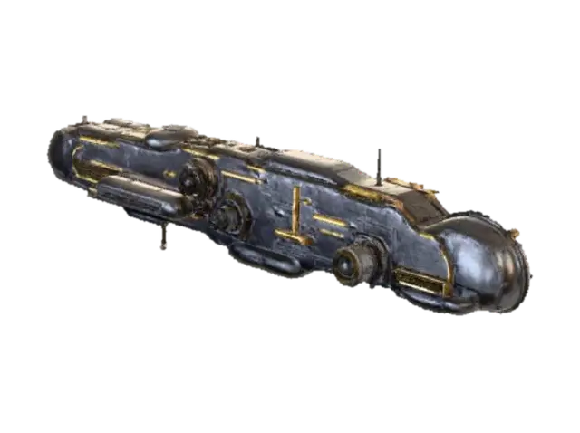 Galactic Battlestar - Intergalactic 3D model, vytvořený pomocí AI