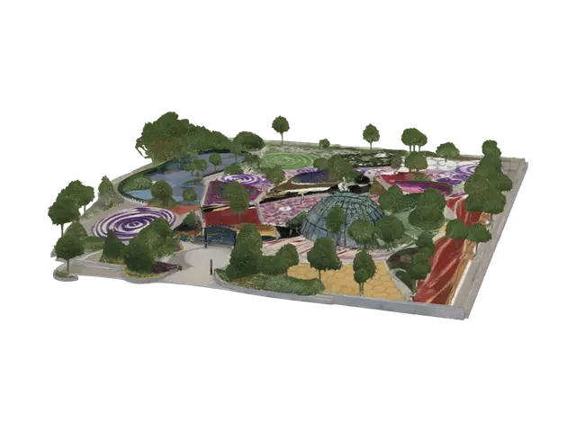 3D model for Kaleidoscope Garden