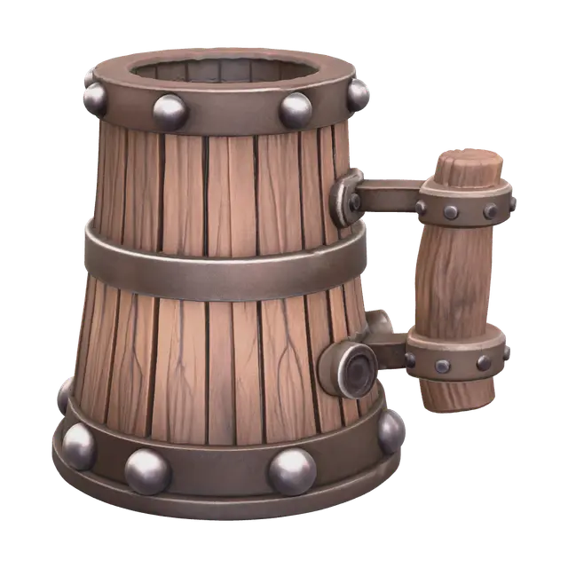 3D model for Stylized Beermug