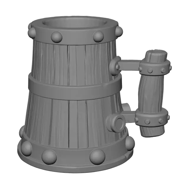 3D model for Stylized Beermug