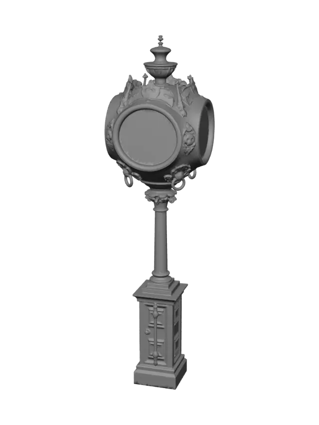 3D model for Victorian Street Clock