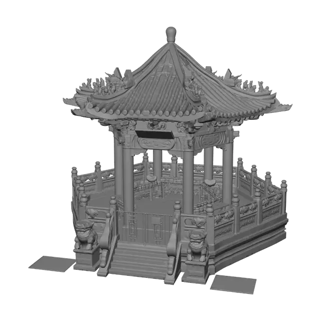 3D model for Pagoda Pavilion