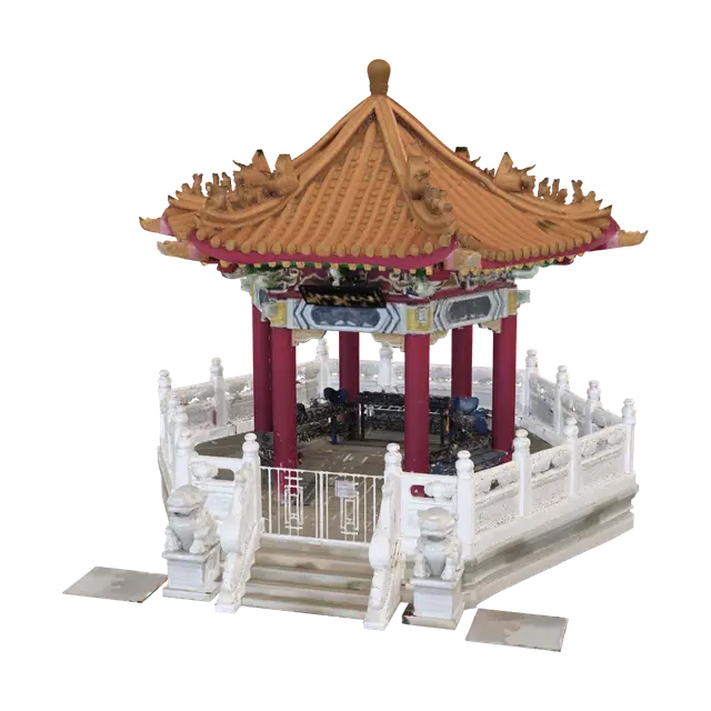 3D model for Pagoda Pavilion