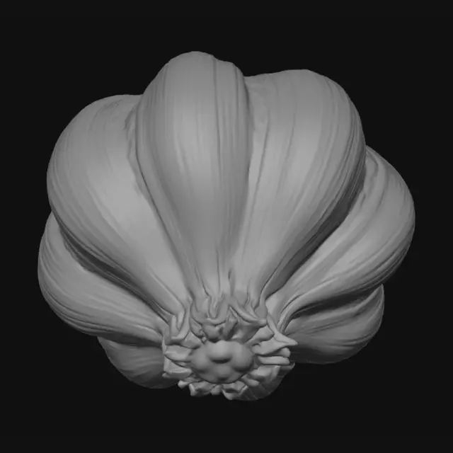 3D model for Kendimiz boyayabilecegimiz masanın üstünde durabilecek 20 cm büyüklüğünde çiçek buleti yapmak istiyorum 3d yazıcı için
