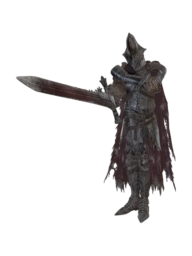 abyss watchers DS3 - Ragged 3D model, vytvořený pomocí AI