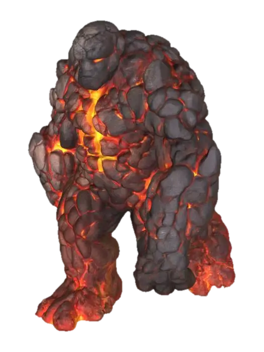 3D model for Lava Titan