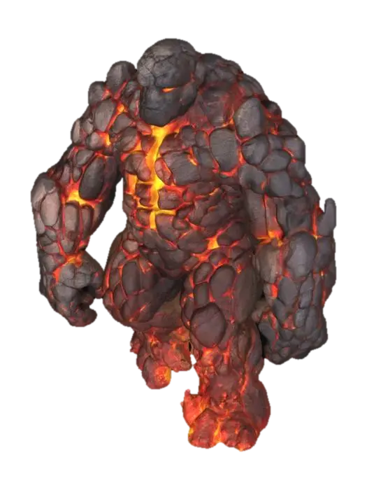 3D model for Lava Titan