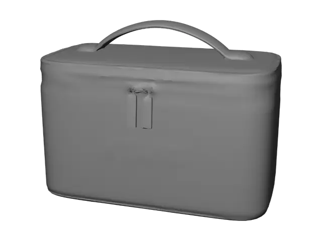 3D model for Ataré Burgundy Vanity Case