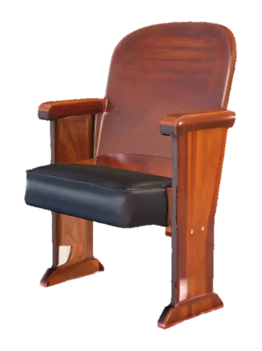 3D model for Vintage Theater Seat
