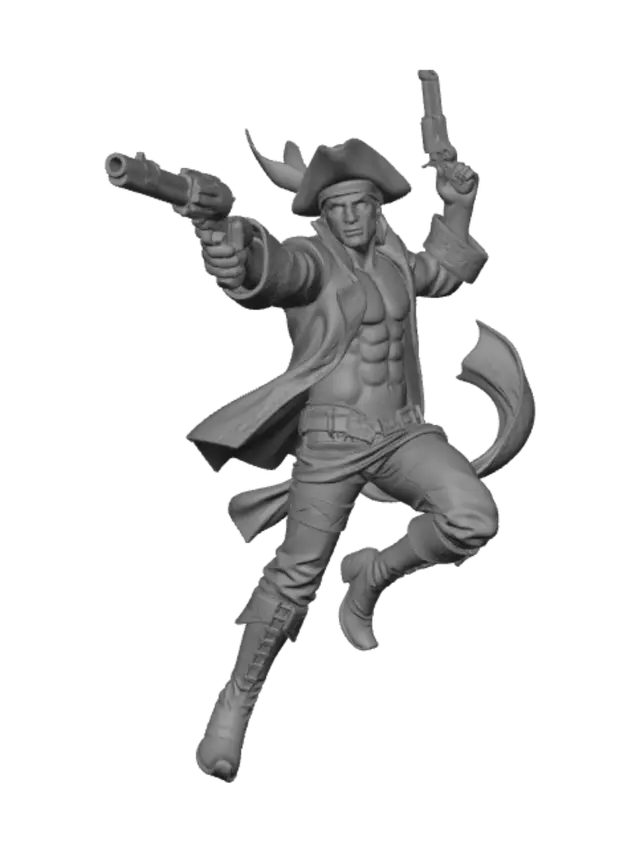 3D model for Buccaneer Showdown