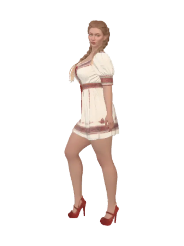 3D model for Sunlit Meadow Maiden