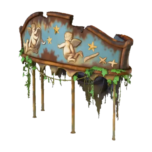 Carousel Top Fragment, #Halloween2025# का AI द्वारा बनाया गया 3D मॉडल