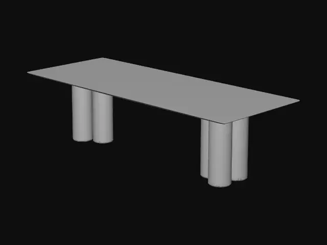 3D model for The Reade Dining Table