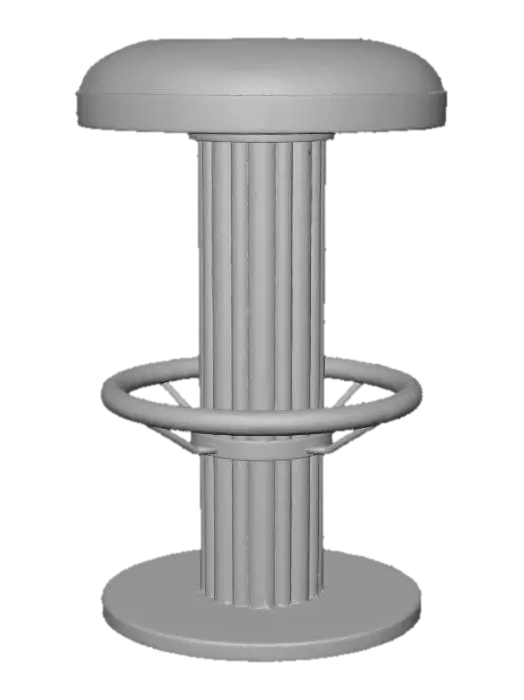 3D model for Beverly Blvd Counter Stool - Vesta